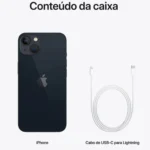 iPhone 13 Apple (5G) 128GB Tela 6.1" iOS 15 - Preto - Image 3
